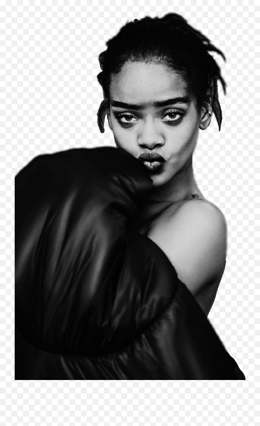 Rihanna Rihannafenty Rihannaanti Rihannaremix Rihana - Rihanna Black And White Png,Rihanna Transparent Background