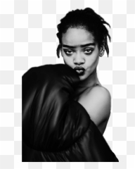 Rihanna Rihannafenty Rihannaanti Rihannaremix Rihana - Rihanna Black And White Png,Rihanna Transparent Background