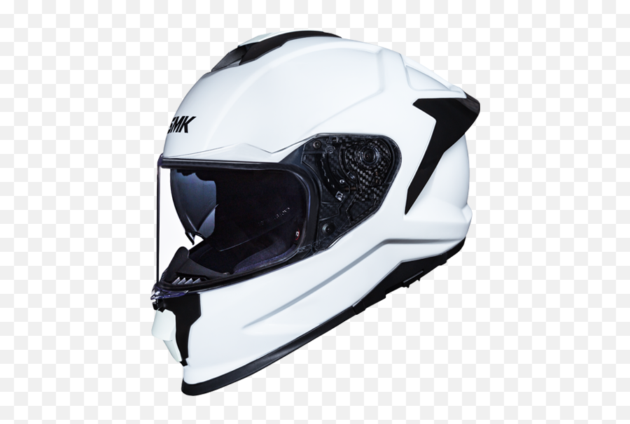 Smk Titan Carbon Fiber Gloss White Gl100 Helmet - Motorcycle Helmet Png,Icon Helmet Pivot Kit