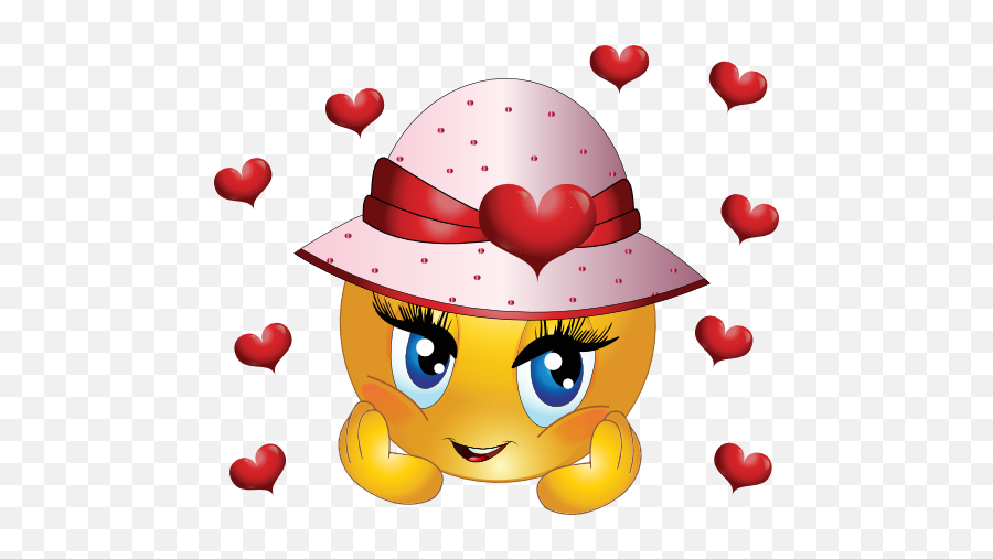 2 Paa Galatal Smiley Emoticon Love - Smiley Cute Girl Emoji Png,Icon Smiley Faces
