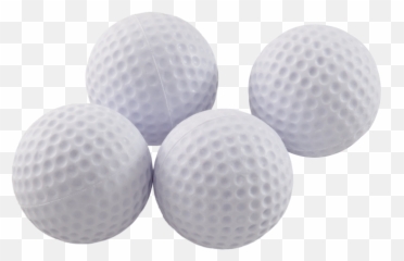 Eva Rubber Short Flight Practice Golf Balls - 4 Pack For png