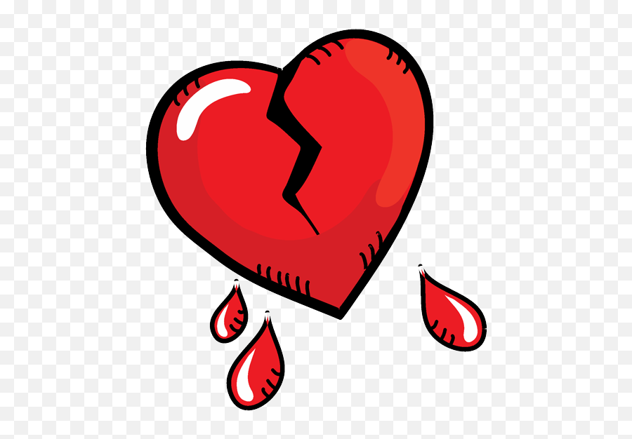Download Heart Tattoos Clipart Boys Png - Heart Tattoo Dibujos De Un Corazón Roto,Heart Tattoo Png