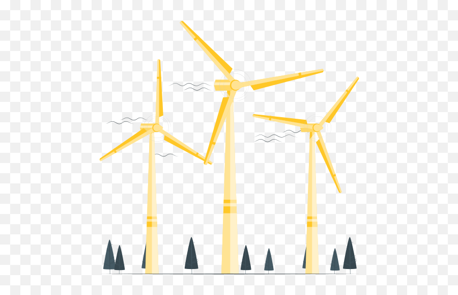 Wind Turbine Customizable Cartoon Illustrations Bro Style - Energia Eolica Animada Freepick Png,Windmill Icon Vector
