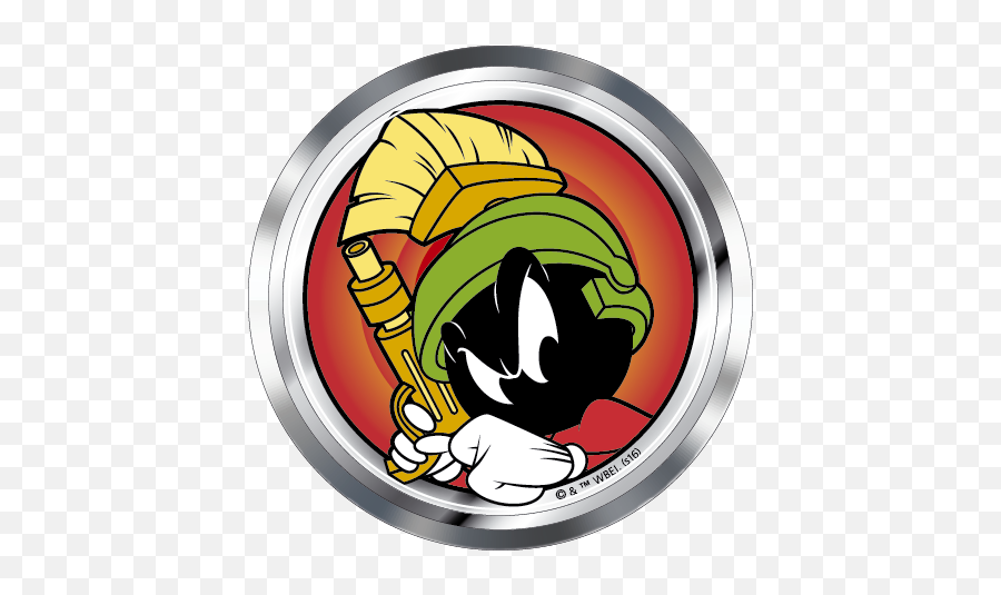 Looney Tunes Marvin The Martian Premium 3d Chrome Decal Sticker Badge Emblem - Looney Tunes Logo Daffy Duck Png,Marvin The Martian Png