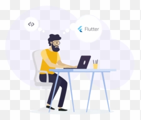 Flutter App Development Toobler - Office Worker png