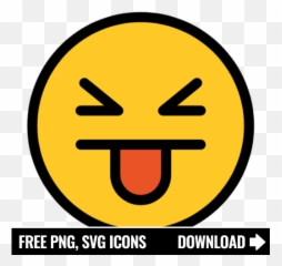Free Tongue Out Icon Symbol Png Svg Download - Phone Blue