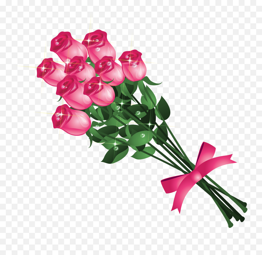 Transparent Background Flower Bouquet Clipart Png