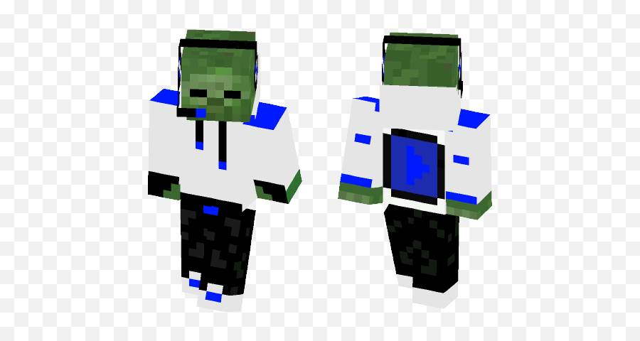 Zombie Skin Minecraft Png - Zombie Cool Minecraft Skin,Minecraft Character Png