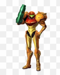 Charactersamusvariasuit07transparentpng 8001530 - Samus Aran Metroid Prime,Metroid Logo Png