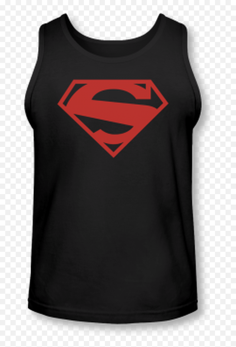 New 52 Black And Red Adult Tank Top - Superman Png,Red Superman Logo
