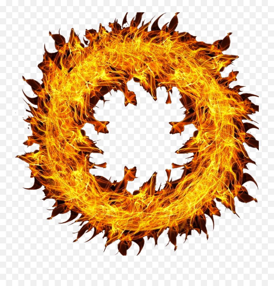 Wheel Of Fire Transparent Png - Blue Fire Ring Png,Campfire Transparent Background