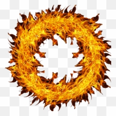 Wheel Of Fire Transparent Png - Blue Fire Ring Png,Campfire Transparent Background