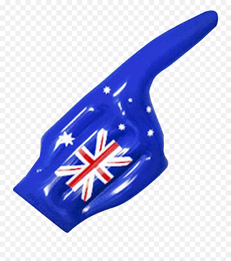 Details About Australian Flag Inflatable Finger Hand Blow Up Australia Day Aussie Open Cricket - Clip Art Png,Australian Flag Png