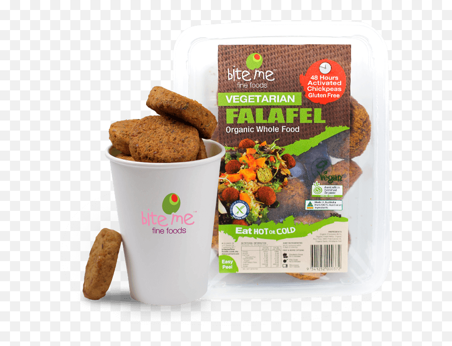 Vegetarian Falafel - Bite Me Baked Goods Png,Falafel Png