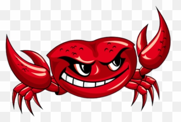 Killer Crab And Seafood - Grumpy Cartoon Crab Png,Crab Transparent