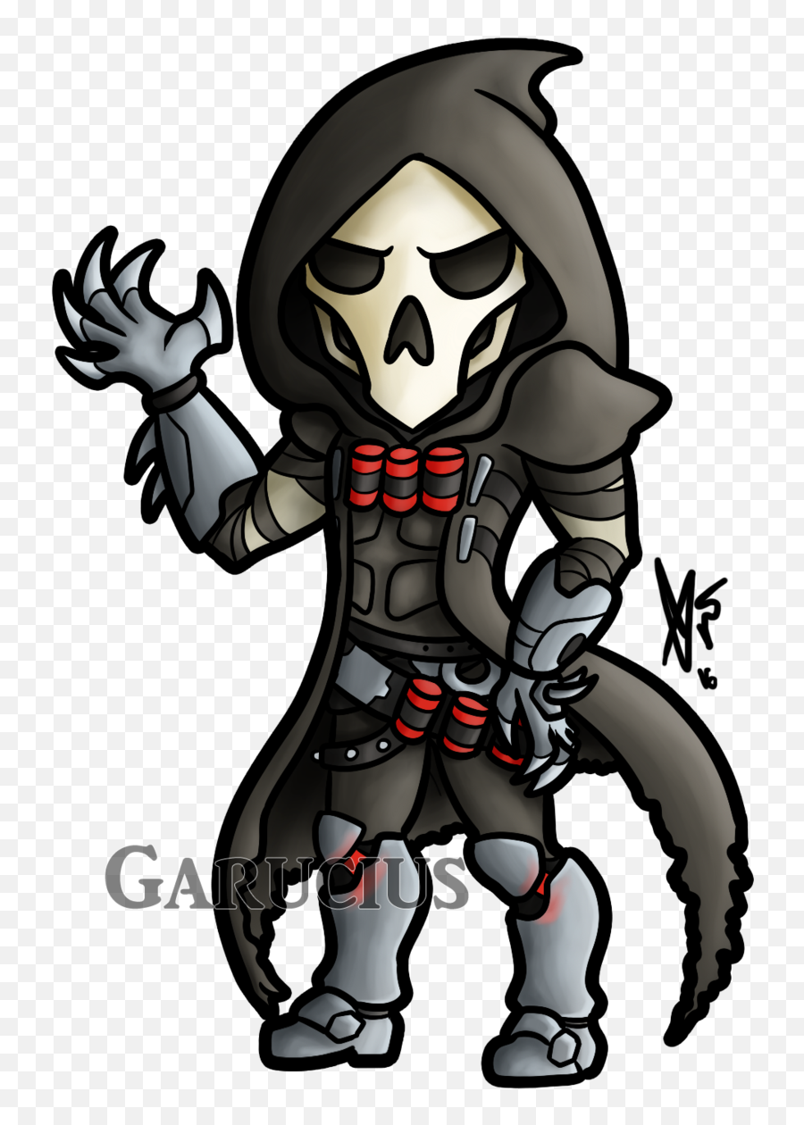 Reaper Clipart Easy - Png Download Full Size Clipart Easy Reaper Overwatch Drawing,Reaper Overwatch Png