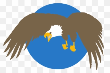 Bald Eagle Png - Blue Circle Eagle Png