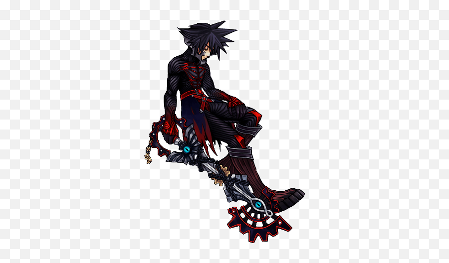 Master Riku The Bloody - Vanitas Kingdom Hearts Render Png,Riku Png