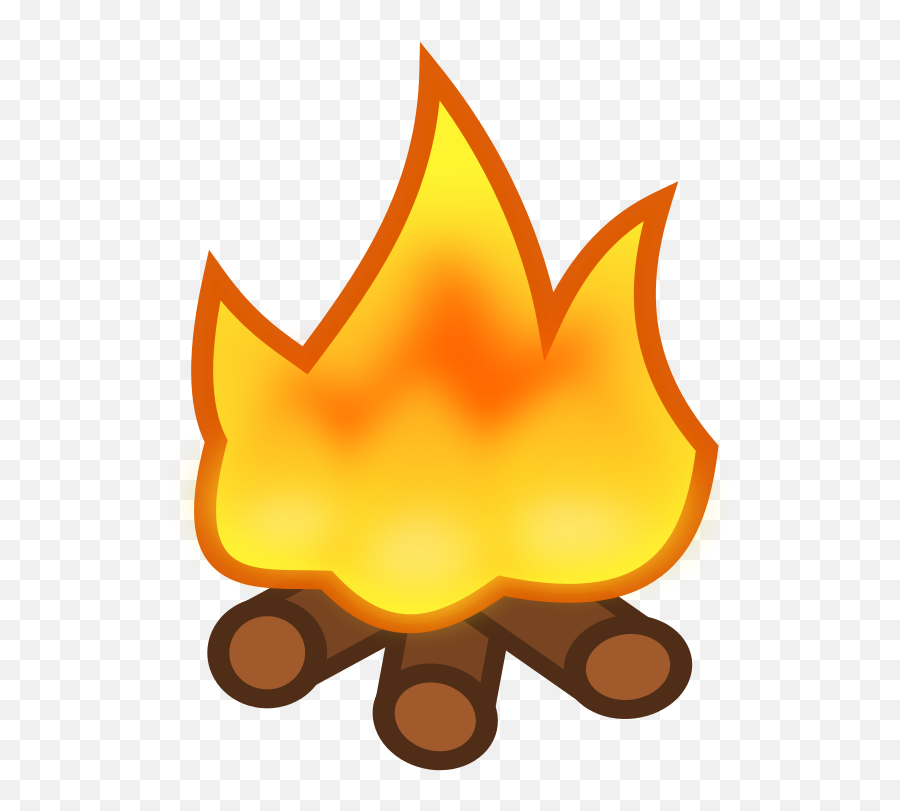 Campfire Clipart Emoji - Campfire Emoji Png,Fire Emoji Transparent