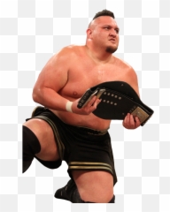 Samoa Joe Tna Television Champion - Wrestler Png,Samoa Joe Png