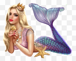 Mermaid Png - Chicas Tumblr Dibujos Kawaii,Mermaid Png