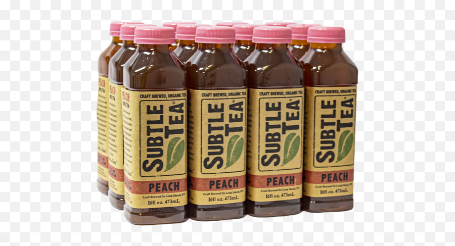 Peach - Subtle Tea Case 12 Bottles Free Shipping U2014 The Subtle Tea Company Png,Ice Tea Png