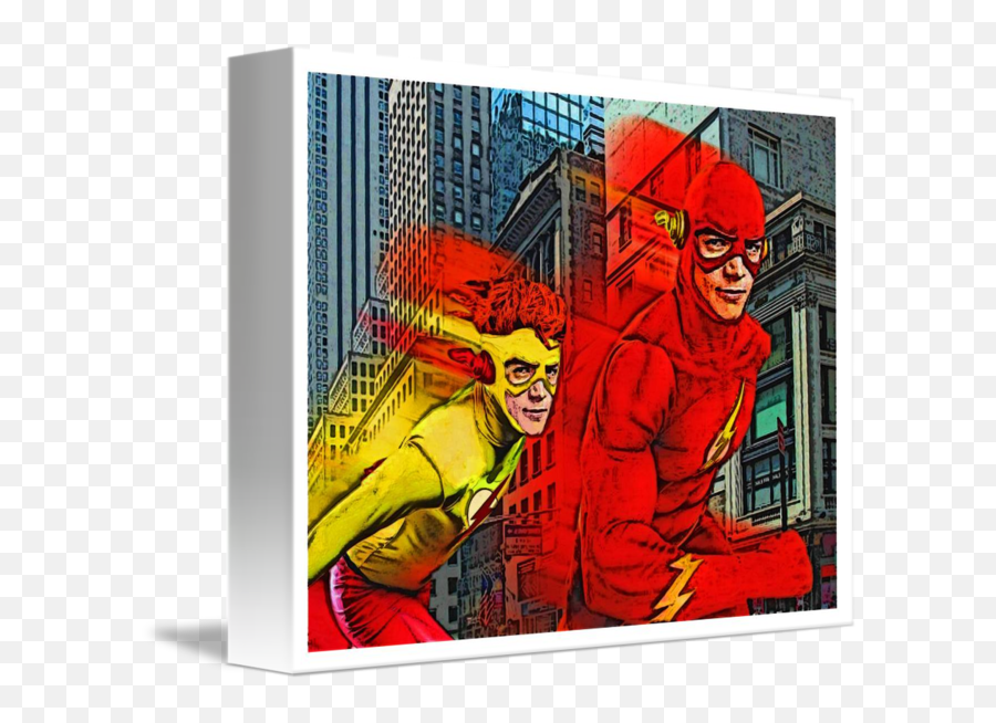 Flash And Kid Poster By David Caldevilla - Flash Png,Kid Flash Png