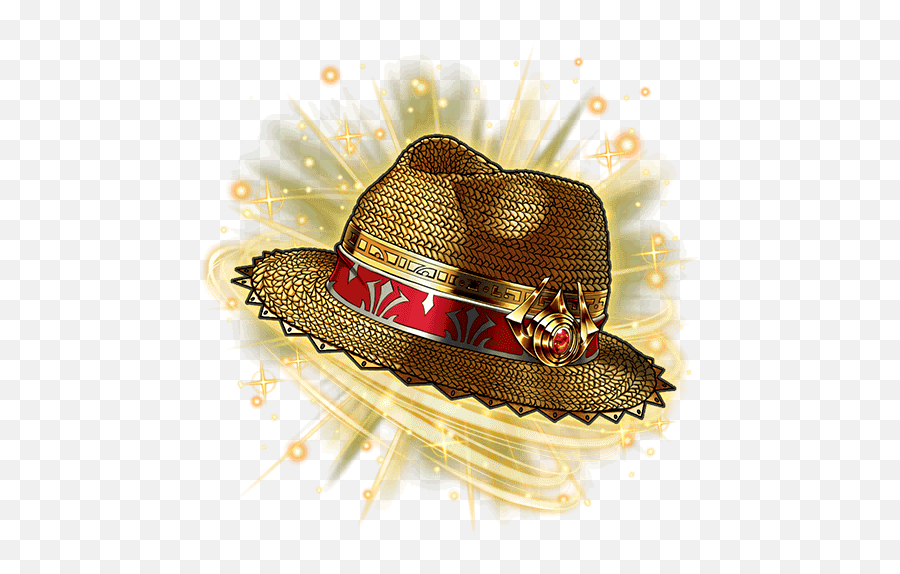 Rayasu0027 Straw Hat - Grand Summoners Wiki Cowboy Hat Png,Straw Hat Png