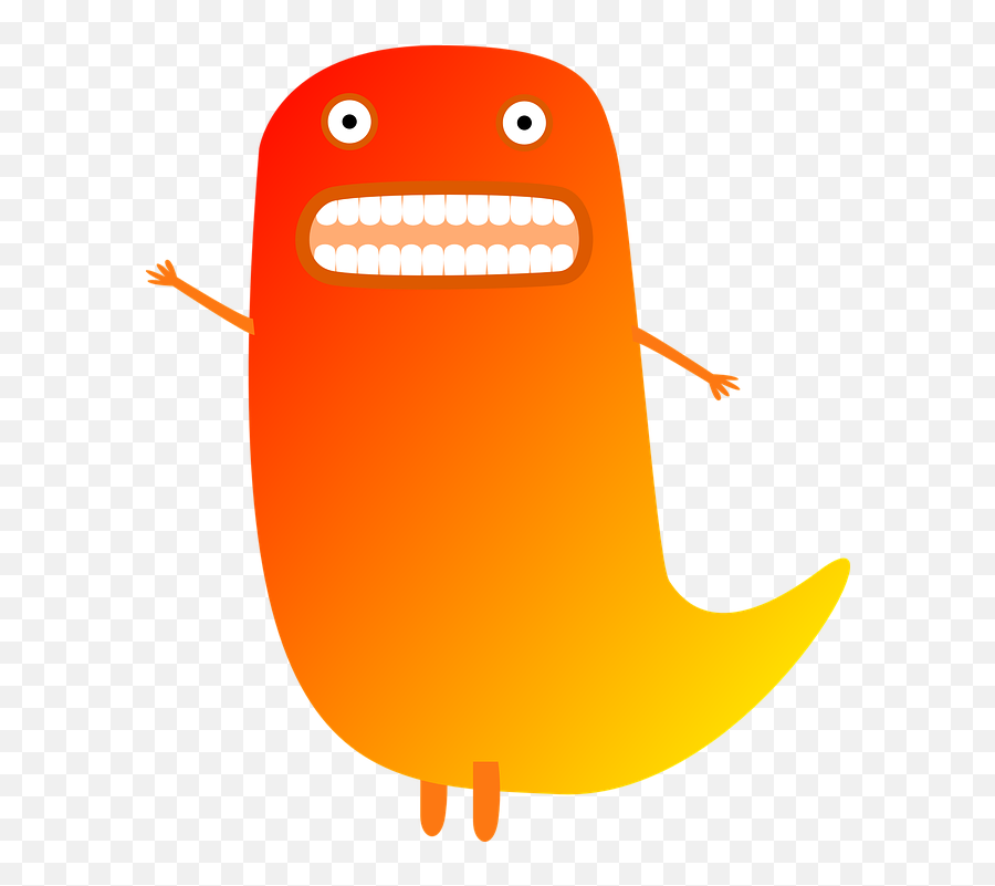 Monster Eyes Red - Free Vector Graphic On Pixabay Orange Monster Clipart Png,Cute Ghost Png