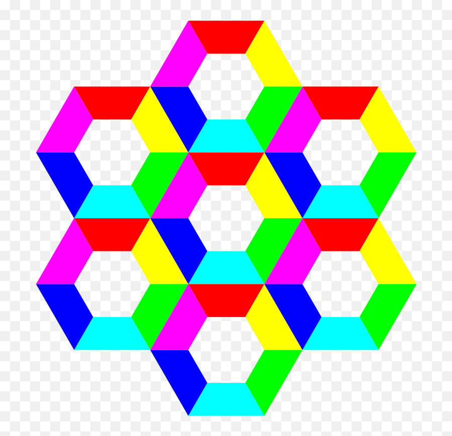 Spiral Rainbow Clipart Panda - Free Clipart Images Semi Hexagon Tessellation Png,Rainbow Clipart Transparent