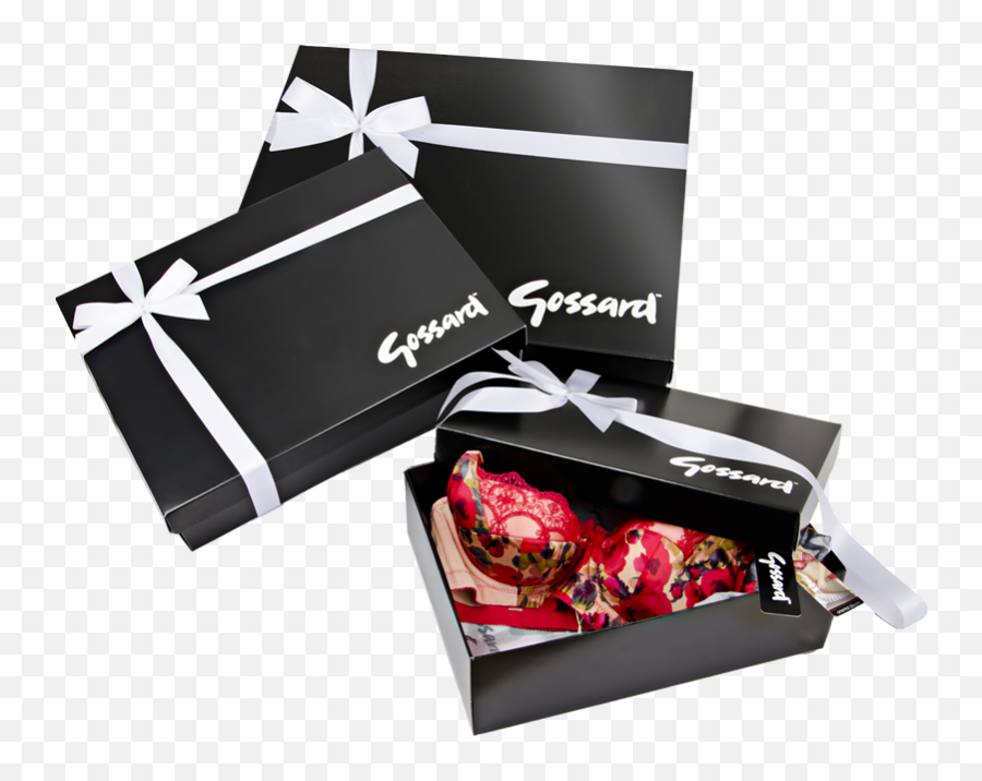 Gossard Lingerie Gift Boxes - Wedding Favors Png,Gift Boxes Png
