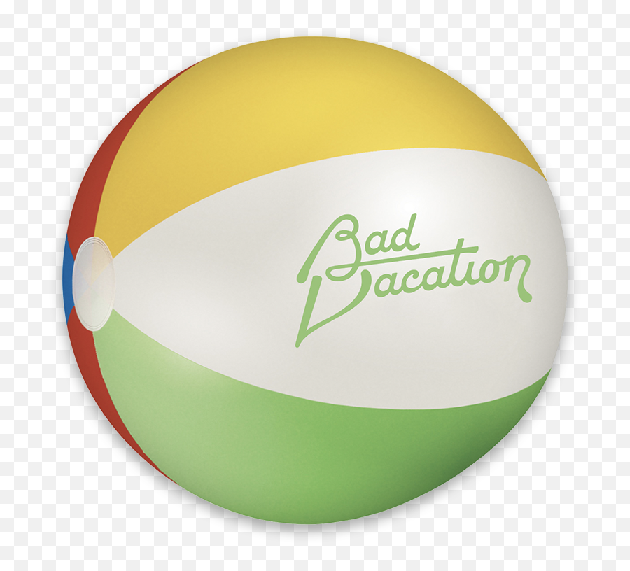 Bad Vacation Beach Ball U2013 Liza Anne - Horizontal Png,Beachball Png