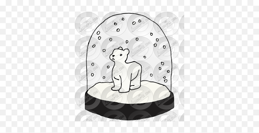 Snow Globe Picture For Classroom Therapy Use - Great Snow Dot Png,Globe Clipart Transparent