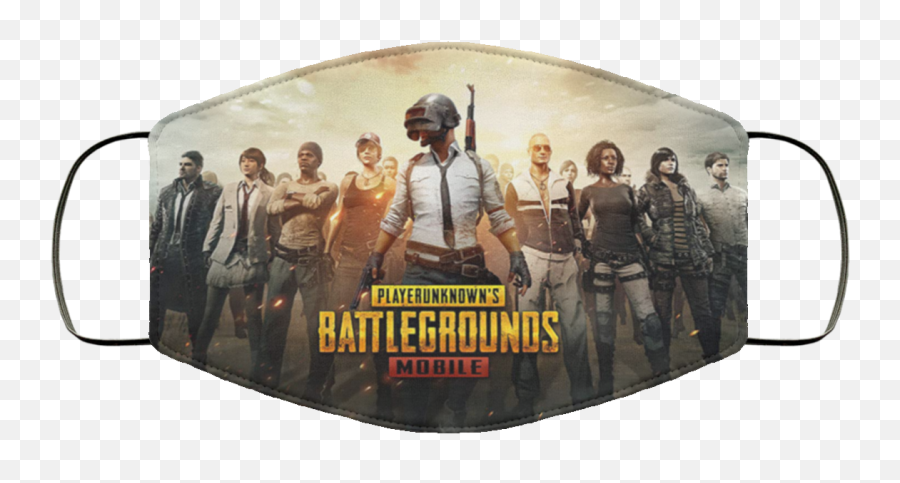 Playerunknownu0027s Battlegrounds Pubg Face Mask Washable Reusable - Pubg Mobile Face Mask Png,Pubg Character Png