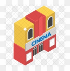 Movie Theater Icon Of Flat Style - Vertical Png,Movie Theater Png