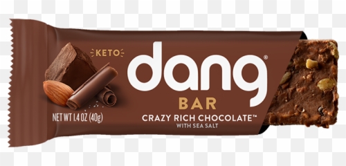 Dang Foods - Dang Bar Keto Snack Coconut Chips Stickyrice Dang Chocolate Sea Salt Bar Png,Snack Png