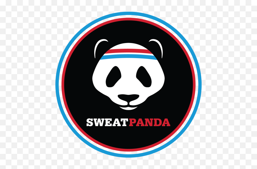 Sweat Panda Fitness - Black Circle Png,Panda Eyes Logo