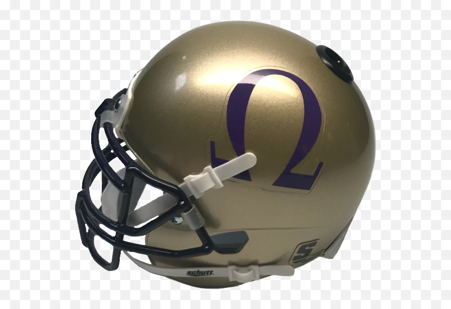 Omega Psi Phi Miniature Football Helmet - Picture Inside Fanz Collectibles Revolution Helmets Png,Omega Psi Phi Png