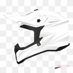 Cross Helmet Mt Falcon Solid A0 Gloss White - Mt Helmets Falcon Solid L Png,Falcons Helmet Png