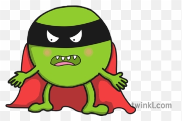 Evil Pea Supertato 1 Illustration - Twinkl Fictional Character png