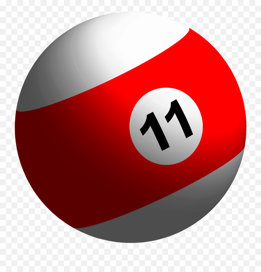 Billiard Png Images Free Download - Red Stripe Pool Ball,Pool Ball Png