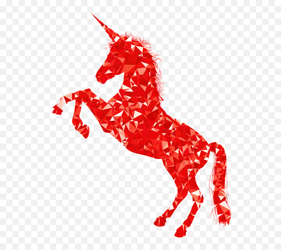 Unicorn Horn Horse - Red Unicorn Png,Unicorn Horn Transparent