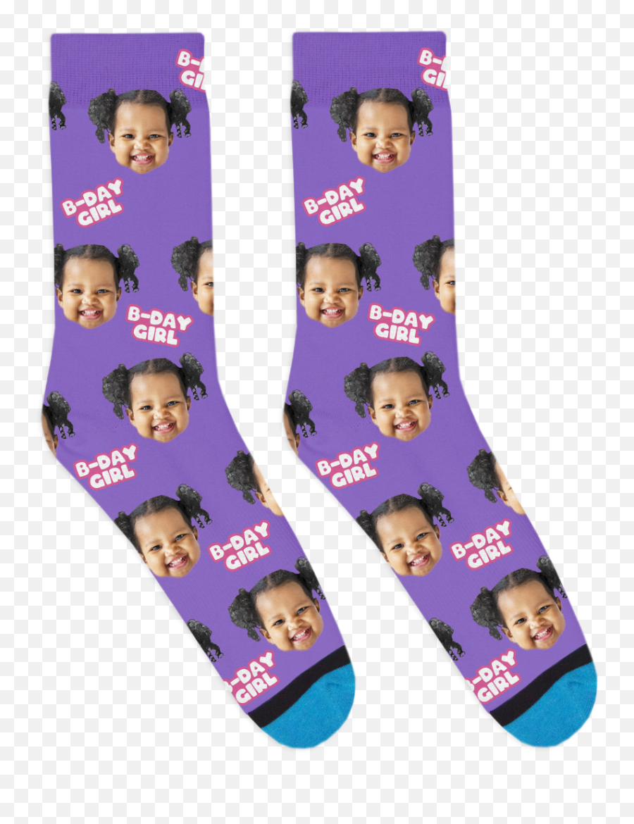 Custom Birthday Girl Socks - For Teen Png,Happy Birthday Victorian Girl Icon