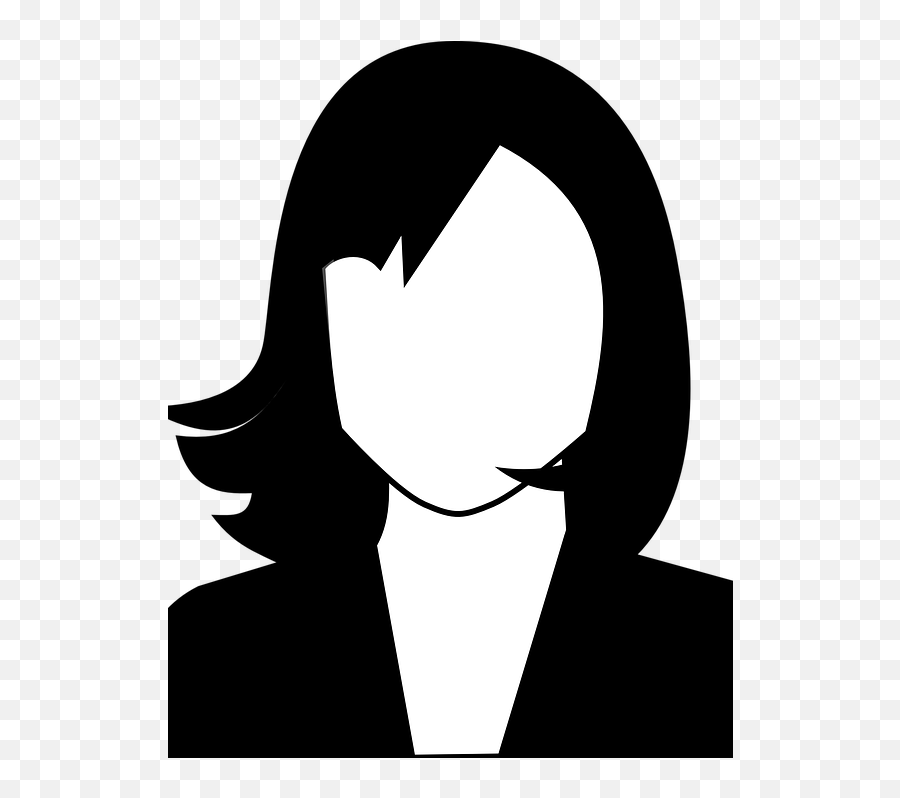 Woman Sitting Silhouette - Blank Female Avatar Icon Png Female Avatar Images Hd,Woman Silhouette Icon