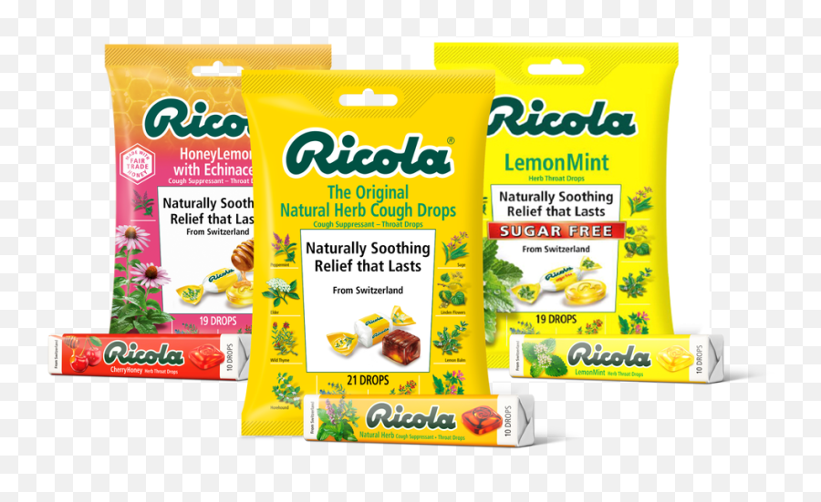 Ricola Provides Natural Soothing Cough Relief - Product Label Png,Convenience Store Icon