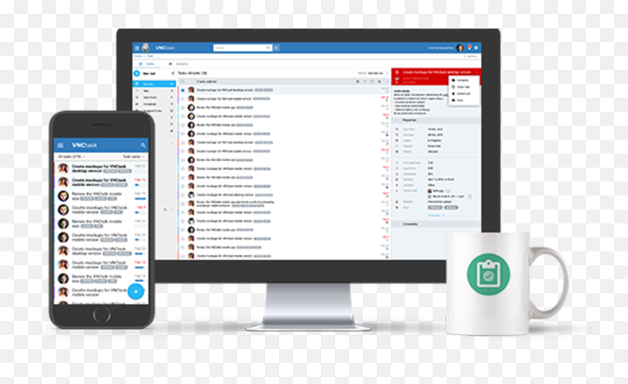 Vnctask Browser Based Task Management Software Vnclagoon - Mug Png,Zimbra Icon