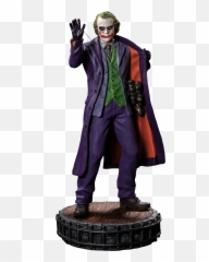 16 Scale Batman The Dark Knight Joker Statue Ikon Design - Batman And Joker Dark Knight Statue Png,The Joker Png