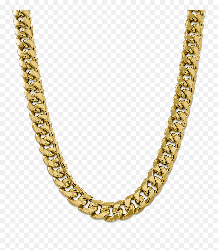 Download Silver U0026 Gold Chains - Cuban Chain Full Size Png 18k Cuban Link Chain,Gold Chain Png Transparent