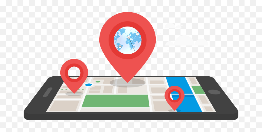 Geo Fencing - Location With Phone Vector Png,Geofence Icon