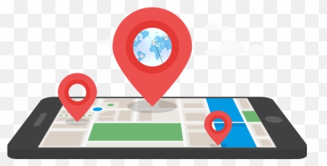 Geo Fencing - Location With Phone Vector png